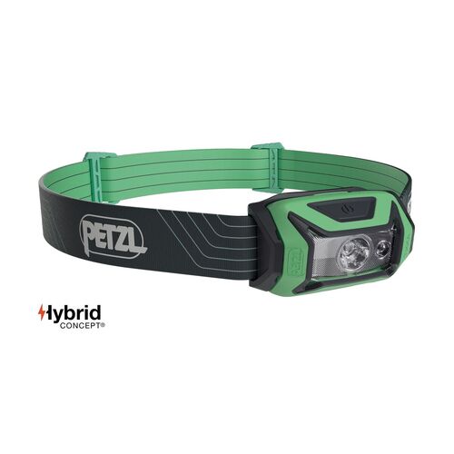 Petzl Tikka  headlamp Hybrid Concept 350 Lumens [Colour: Green]